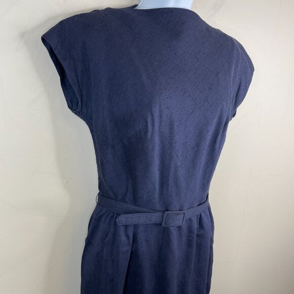 Vintage 60s Womens Secretary Pinup Wiggle Dress Size S M Iconic Tailored Madmen - Picture 12 of 16